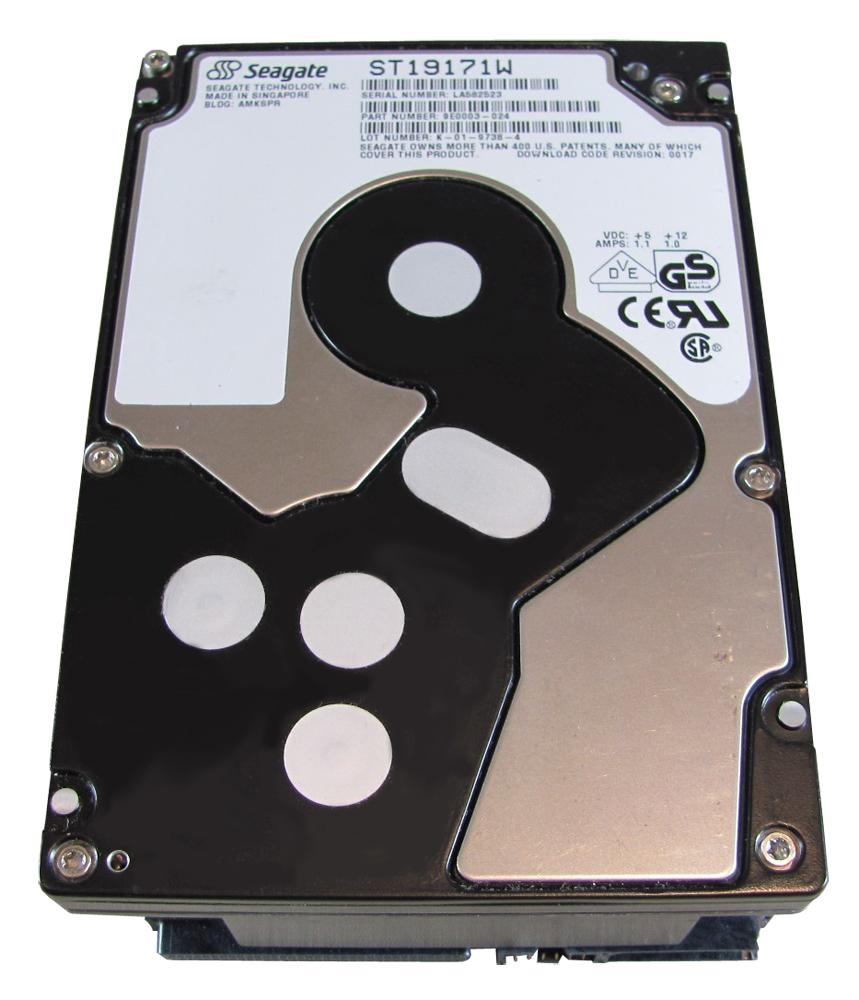 ST19171W Seagate Barracuda 9.1GB 7200RPM Ultra Wide SCSI 68-Pin 512KB Cache 3.5-inch Internal Hard Drive