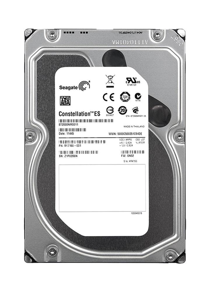 ST2000NM0011-RF Seagate Constellation ES 2TB 7200RPM SATA 6Gbps 64MB Cache 3.5-inch Internal Hard Drive