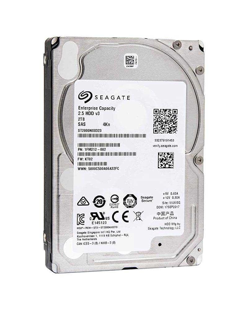 ST2000NX0303-40PK Seagate Enterprise 2TB 7200RPM SATA 6Gbps 128MB Cache (SED / 512e) 2.5-inch Internal Hard Drive (40-Pack)