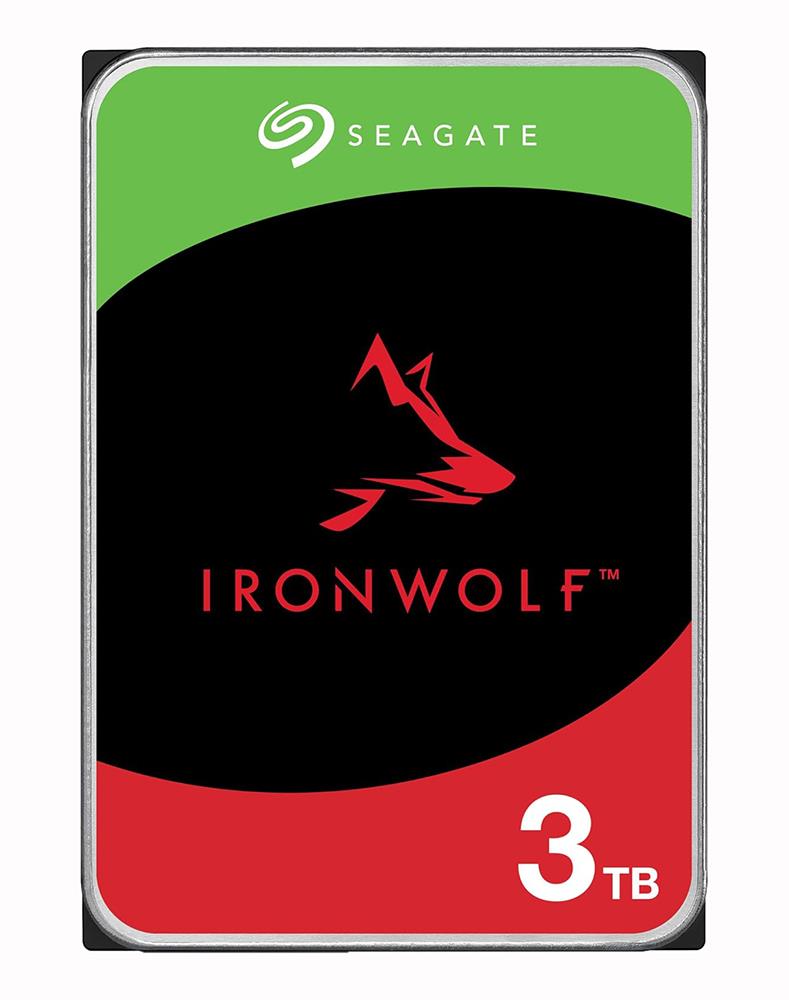ST3000VN006 Seagate IronWolf 3TB 5400RPM SATA 6Gbps 256MB Cache (512e) 3.5-inch Internal Hard Drive