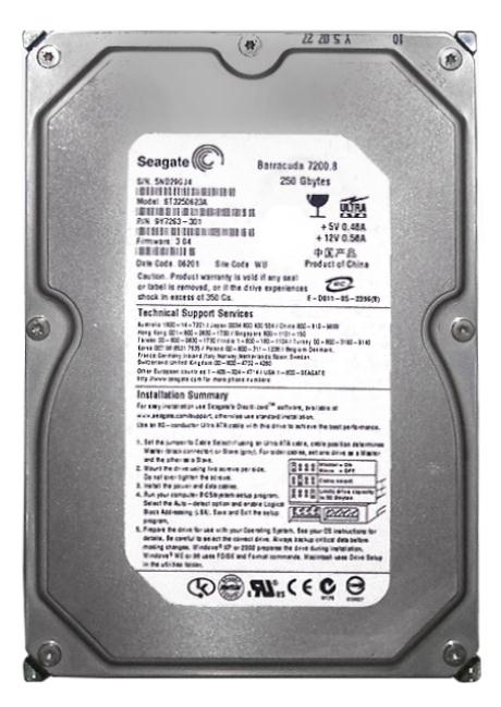 ST3250623A Seagate Barracuda 7200.8 250GB 7200RPM ATA-100 16MB Cache 3.5-inch Internal Hard Drive