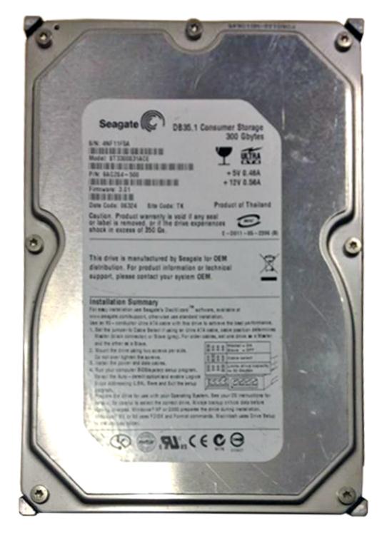 ST3300831ACE Seagate DB35 Series 300GB 7200RPM ATA-100 8MB Cache 3.5-inch Internal Hard Drive