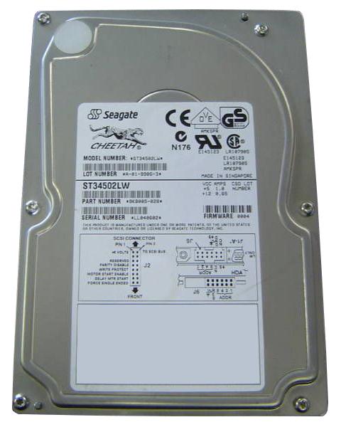 ST34502LW Seagate Cheetah 9LP 4.5GB 10000RPM Ultra2 Wide SCSI 68-Pin 1MB Cache 3.5-inch Internal Hard Drive