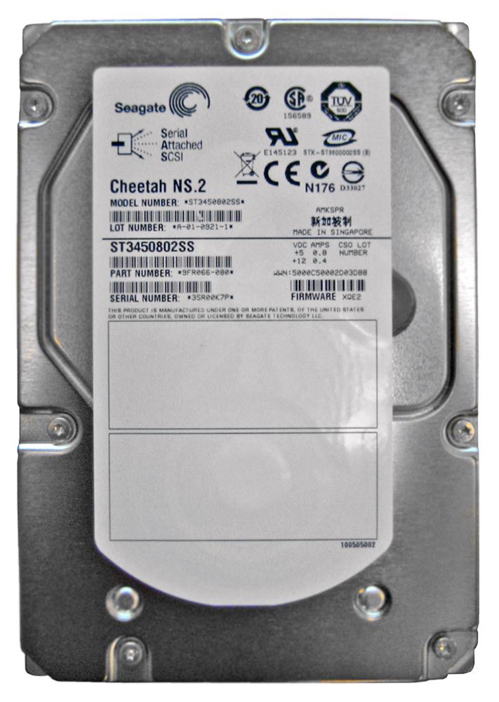 ST3450802SS Seagate Cheetah NS.2 450GB 10000RPM SAS 6Gbps 16MB Cache 3.5-inch Internal Hard Drive
