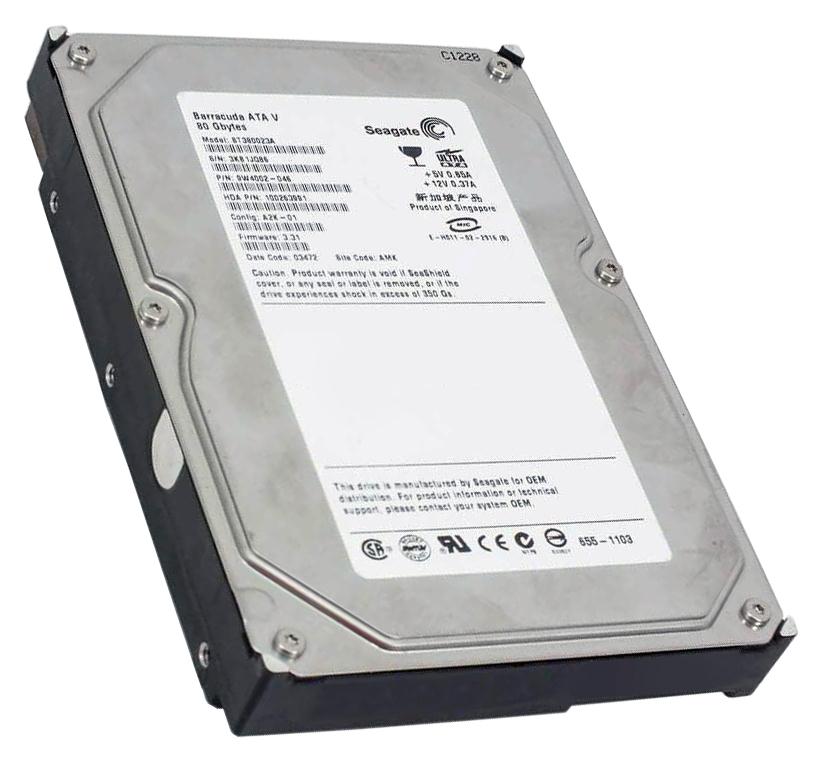 ST380023A Seagate Barracuda ATA V 80GB 7200RPM ATA-100 2MB Cache 3.5-inch Internal Hard Drive