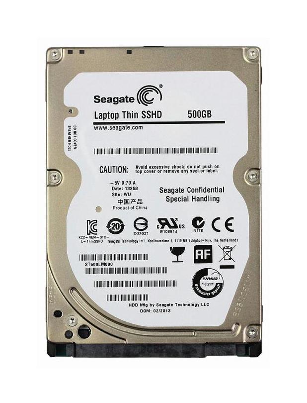 ST500LM000-50BLK Seagate Laptop SSHD 500GB 5400RPM SATA 6Gbps 64MB Cache 8GB MLC NAND SSD 2.5-inch Internal Hybrid Hard Drive (50-Pack)