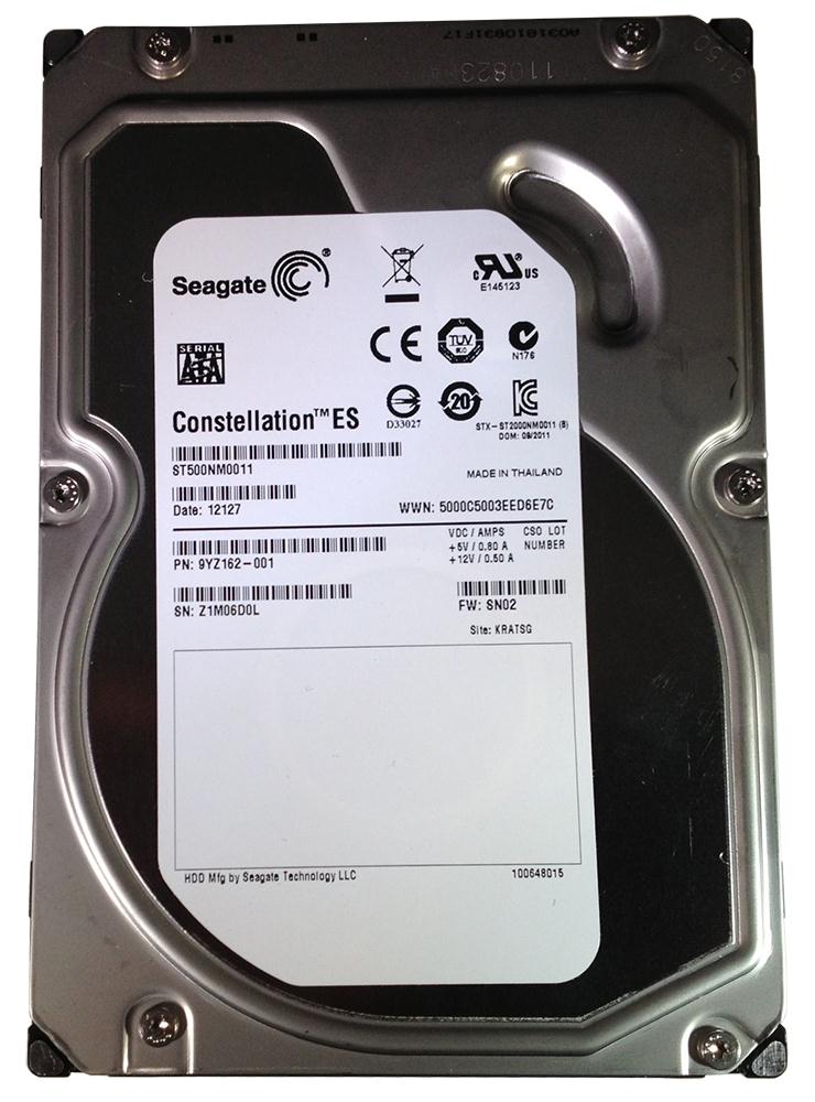 ST500NM0011 Seagate Constellation ES 500GB 7200RPM SATA 6Gbps 64MB Cache 3.5-inch Internal Hard Drive