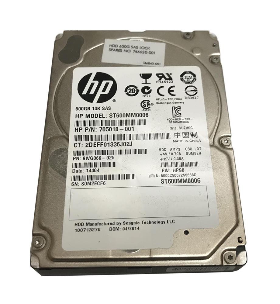 ST600MM0006-HPE Seagate Savvio 10K.6 600GB 10000RPM SAS 6Gbps 64MB Cache (512n) 2.5-inch Internal Hard Drive