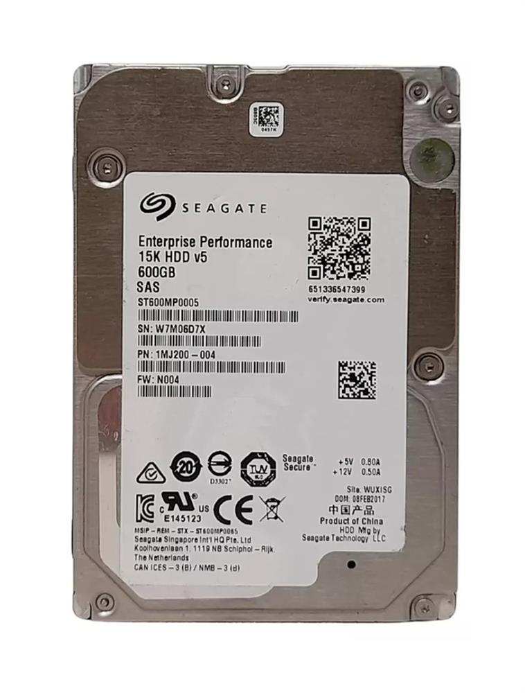 ST600MP0005-RF Seagate Enterprise Performance 15K.5 600GB 15000RPM SAS 12Gbps 128MB Cache (512n) 2.5-inch Internal Hard Drive