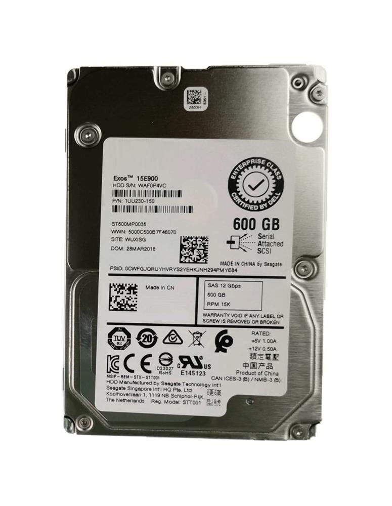 ST600MP0036 Seagate Enterprise Performance 600GB 15000RPM SAS 12Gbps 256MB Cache (ISE / 512n) 2.5-inch Internal Hard Drive