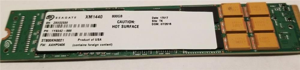 ST800KN0021 Seagate Nytro XM1440 800GB eMLC PCI Express 3.0 x4 NVMe Mixed Use M.2 22110 Internal Solid State Drive (SSD)