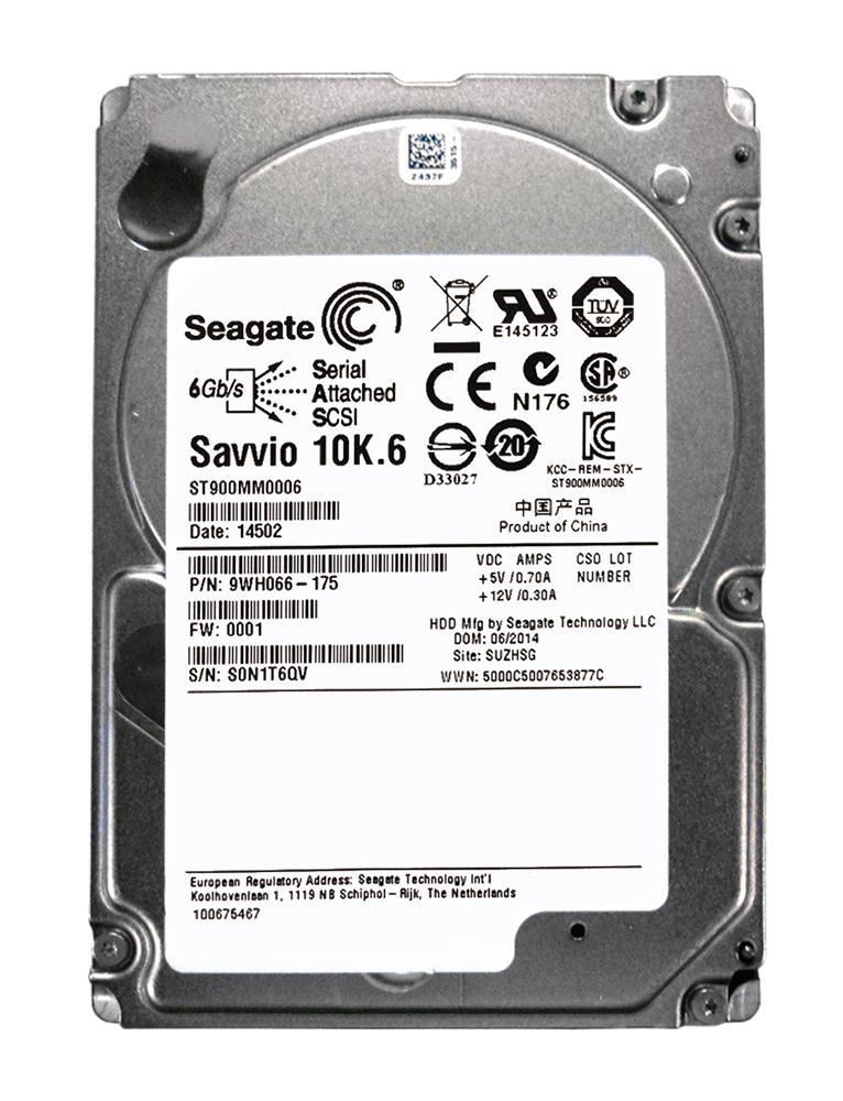 ST900MM0006-RF Seagate Savvio 10K.6 900GB 10000RPM SAS 6Gbps 64MB Cache (512n) 2.5-inch Internal Hard Drive