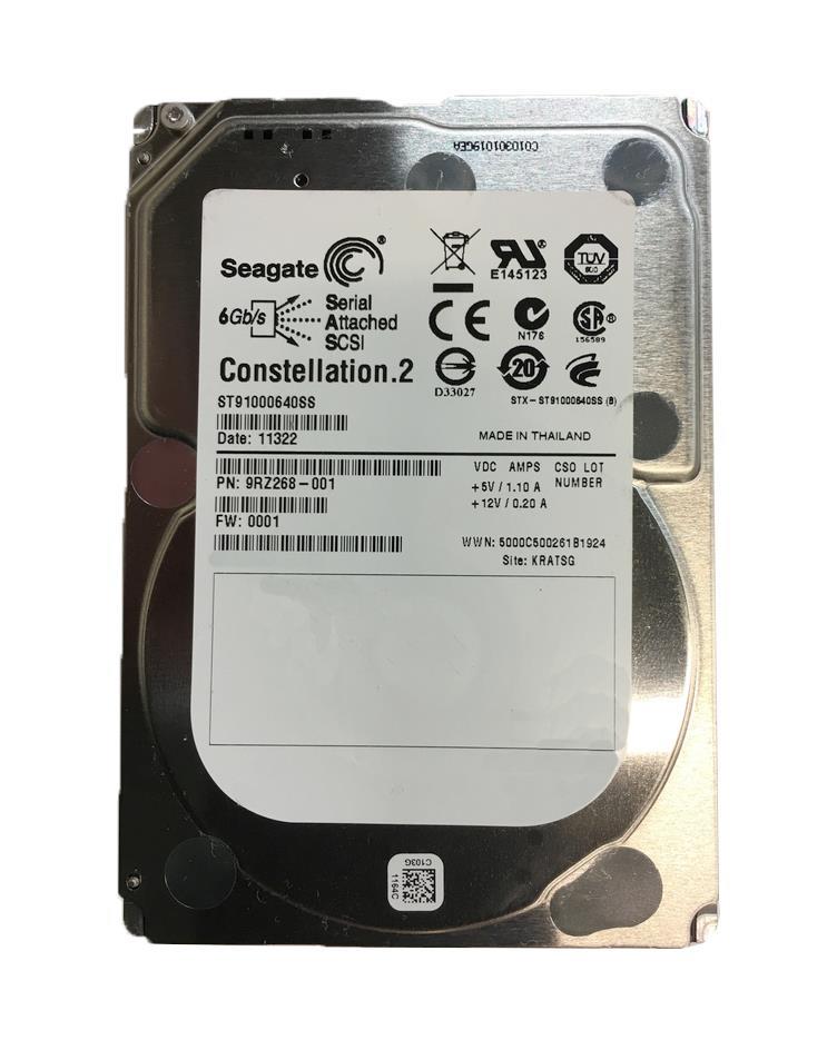 ST91000640SS-30BLK Seagate Constellation.2 1TB 7200RPM SAS 6Gbps 64MB Cache (512n) 2.5-inch Internal Hard Drive (30-Pack)