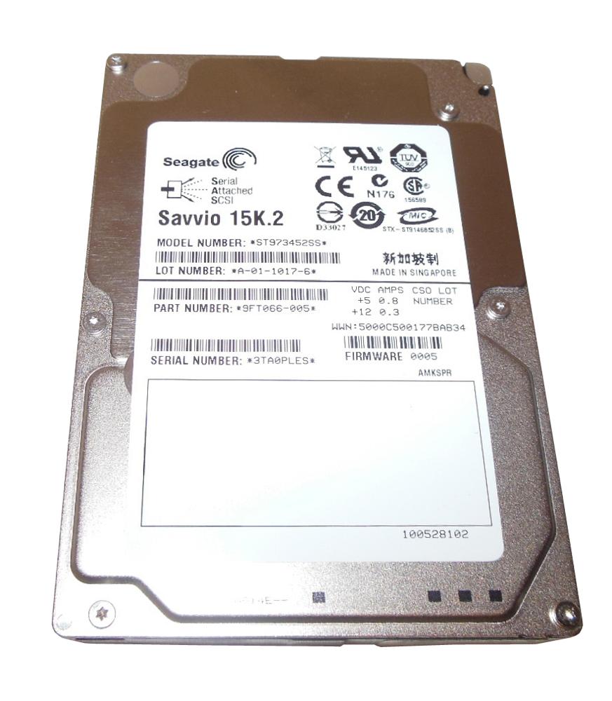 ST973452SS Seagate Savvio 15K.2 73.4GB 15000RPM SAS 6Gbps 16MB Cache 2.5-inch Internal Hard Drive