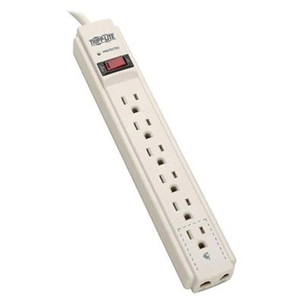 STS164-TEL Belkin 6 Outlet Stanley SurgePro with Telephone Protection Receptacles: 6 x NEMA 5-15R 900J