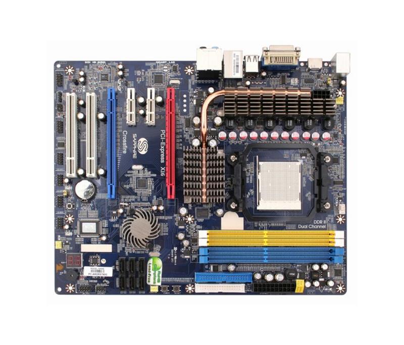 SapphirePURECrossFireXPC-AM3RS790G Sapphire Socket AM3 AMD 790GX + SB750 Chipset AMD Phenom II X4/ AMD Phenom II X3 Processors Support DDR3 4x DIMM SATA 3.0Gb/s ATX Motherboard (Refurbished)