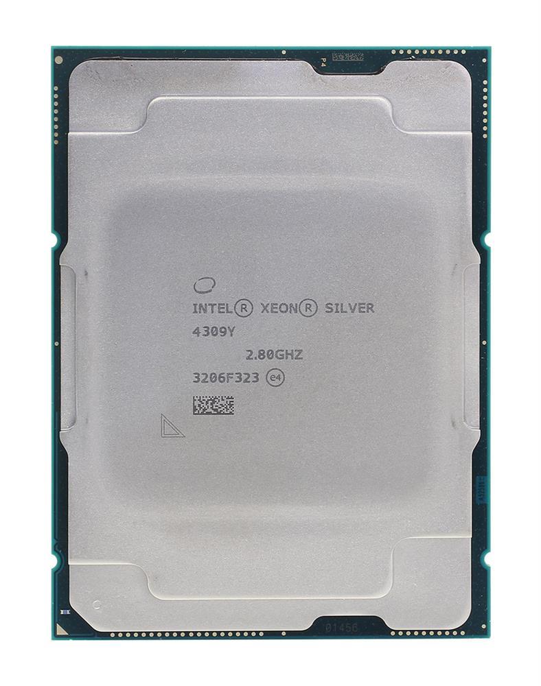 Silver4309Y Intel Xeon Silver 8-Core 2.80GHz 12MB L3 Cache Socket FCLGA4189 Processor Silver 4309Y