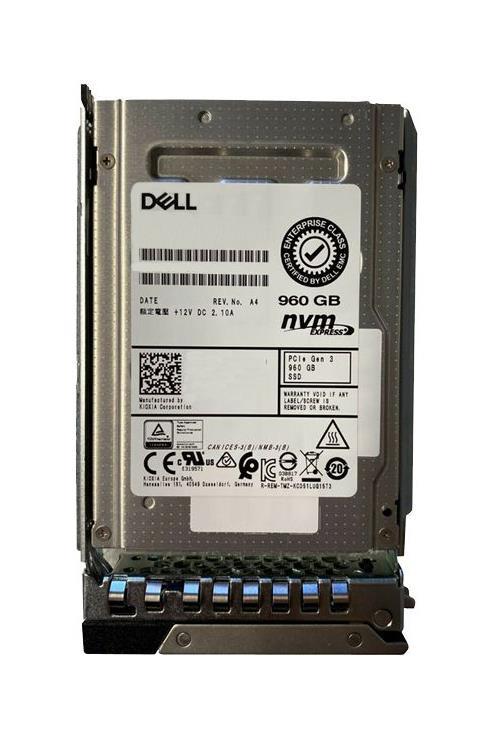 T26MN Dell 960GB PCI Express 3.0 x4 NVMe Read Intensive U.2 2.5-inch SFF Internal Solid State Drive (SSD)
