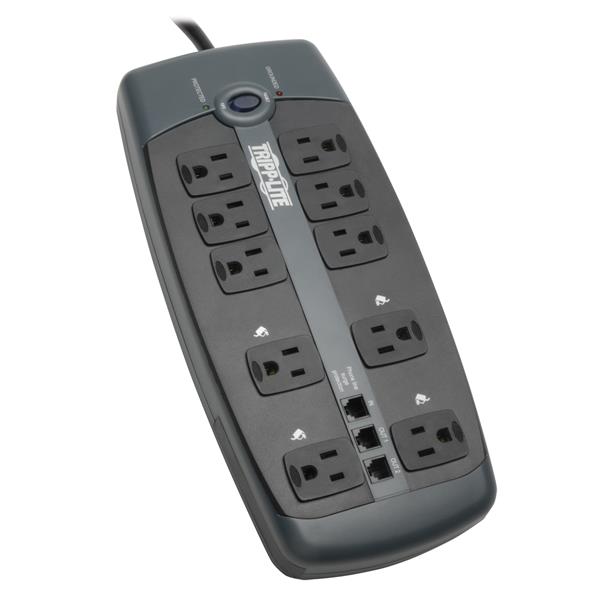 TLP1008TEL Tripp Lite TrippLite10-outlet 8ft 2395 Joules Surge Suppressor