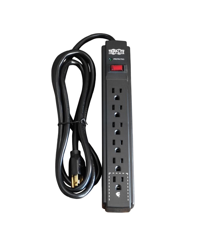 TLP606B Tripp Lite TrippLite6 outlet 6ft 750 joules Surge Suppressor (Black)