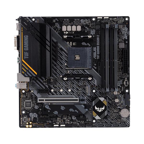 TUF GAMING B550M-E ASUS Socket AM4 AMD B550 Chipset AMD Ryzen 5000 Series/ 5000 G-Series/ 4000 G-Series/ 3000 Series Processors Support DDR4 4x DIMM 4x SATA 6.0Gb/s Micro-ATX Motherboard (Refurbished)