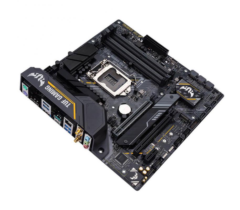 TUF Z390M-PRO GAMING ASUS Socket LGA 1151 Intel Z390 Chipset 9th/8th Generation Core i7 / i5 / i3 / Pentium Gold / Celeron Processors Support DDR4 4x DIMM 6x SATA 6.0Gb/s Micro-ATX Motherboard (Refurbished)