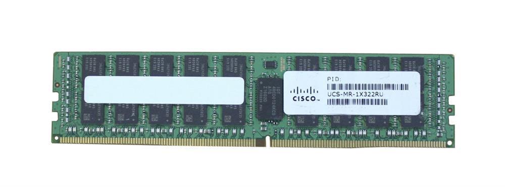 UCS-MR-1X322RU-G Cisco 32GB PC4-17000 DDR4-2133MHz Registered ECC CL15 288-Pin DIMM 1.2V Dual Rank Memory Module