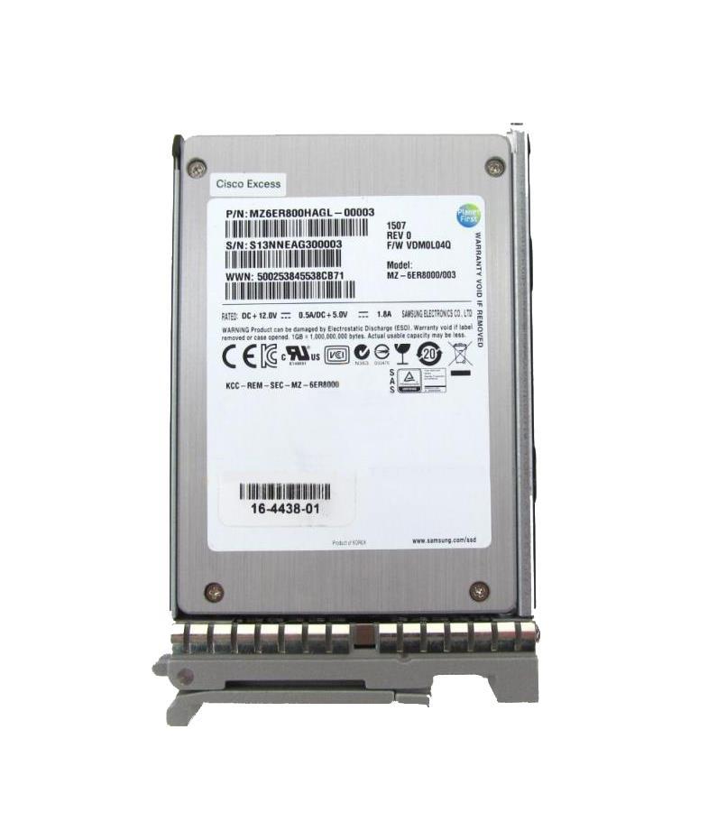 UCS-SD800G0KS2-EP= Cisco Enterprise Performance 800GB eMLC SAS 6Gbps 2.5-inch Internal Solid State Drive (SSD) (SLED Mounted)