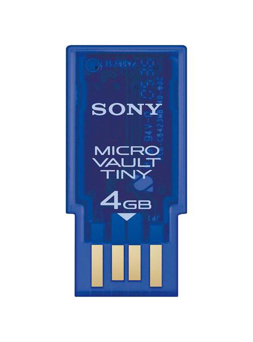 USM4GH/T2 Sony MicroVault Tiny 4GB USB 2.0 Flash Drive