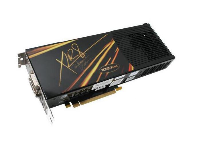 VCG98GX2XPB-FLB PNY XLR8 GeForce 9800 GX2 1GB (512MB / GPU) 512-Bit (256-Bit / GPU) GDDR3 PCI Express 2.0 x16 HDCP Ready/ SLI Support Video Graphics Card