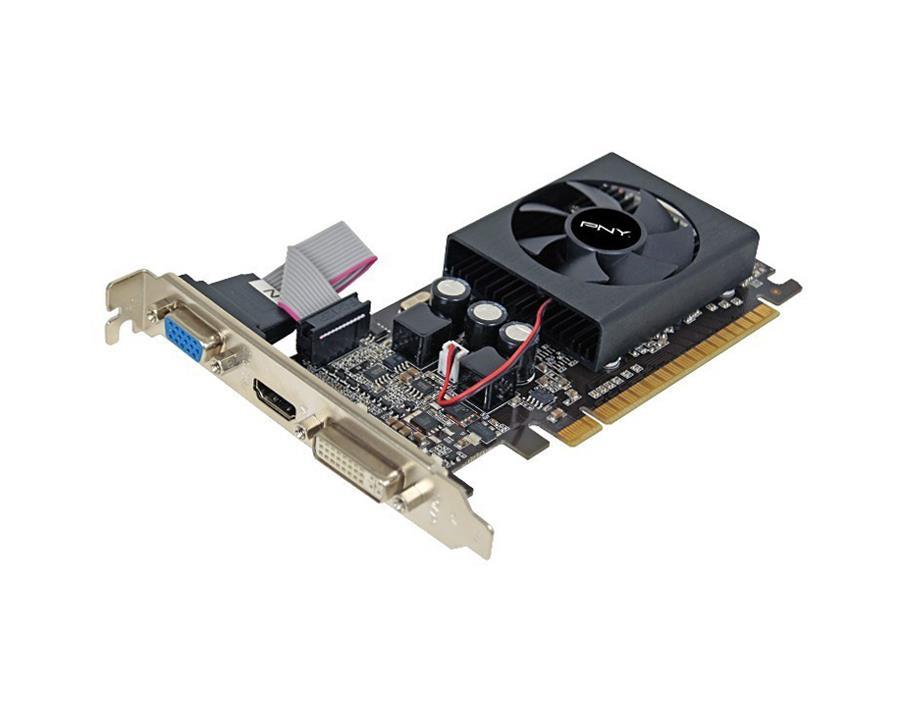 VCGGT610XPB_BIN4 PNY GeForce GT610 1GB 64-Bit DDR3 PCI Express 2.0 x16 HDCP Ready/ HDMI/ D-Sub/ DVI Video Graphics Card