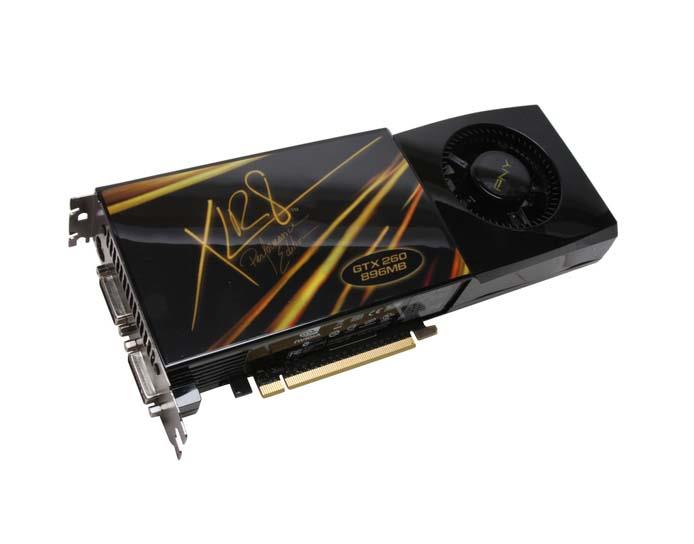 VCGGTX260XPB PNY GeForce GTX 260 896MB DDR3 PCI Express 2.0 Dual DVI/HDTV/ SDTV Outputs Video Graphics Card