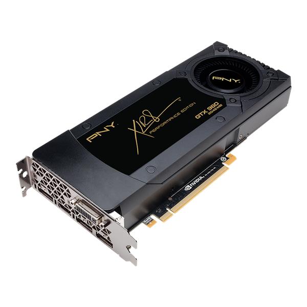 VCGGTX9602XPB PNY GeForce GTX 960 2GB 128-Bit GDDR5 PCI Express 3.0 x16 DVI-I/ HDMI/ 3x DisplayPort XLR8 Video Graphics Card