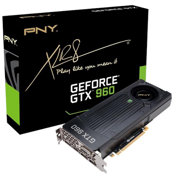 VCGGTX9604XPB PNY GeForce GTX 960 1140-1203MHz 4GB 128-Bit GDDR5 PCI SLI Support XLR8 Video Graphics Card