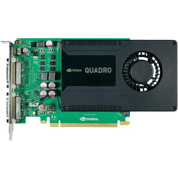 VCQK2000D-PB PNY nVidia Quadro K2000D 2GB GDDR5 128-bit PCI Express 2.0 x16 DVI-I/D/ Mini-Displayport Video Graphics Card
