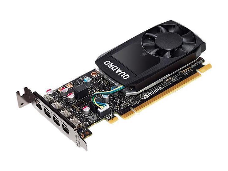 VCQP1000-PB PNY Nvidia Quadro P1000 4GB GDDR5 128-Bit 4x Mini DisplayPort PCI-Express 3.0 x16 Video Graphics Card
