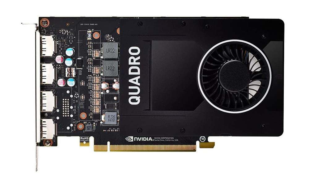 VCQP2000BLK-1 PNY Quadro P2000 5GB GDDR5 4x DisplayPort Video Card