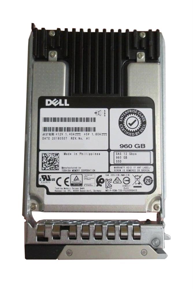 VK2YH Dell 960GB MLC SAS 12Gbps Read Intensive 2.5-inch Internal Solid State Drive (SSD)