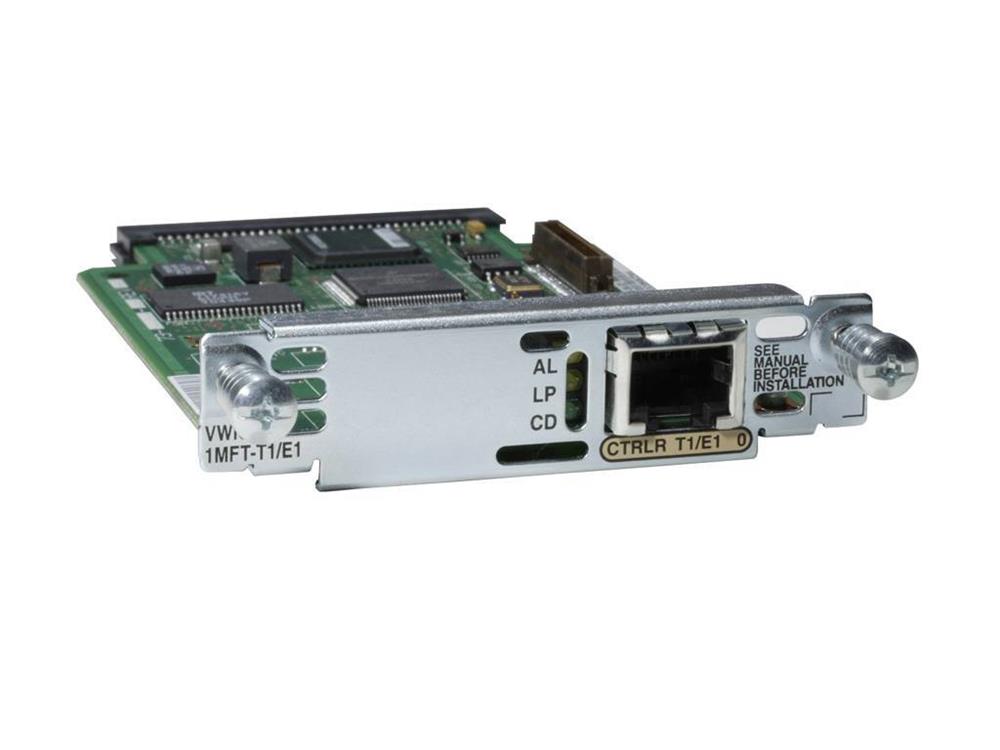 VWIC2-1MFT-T1/E1 Cisco 1-Port T1/E1 Multiflex Trunk Voice/WAN Interface Card