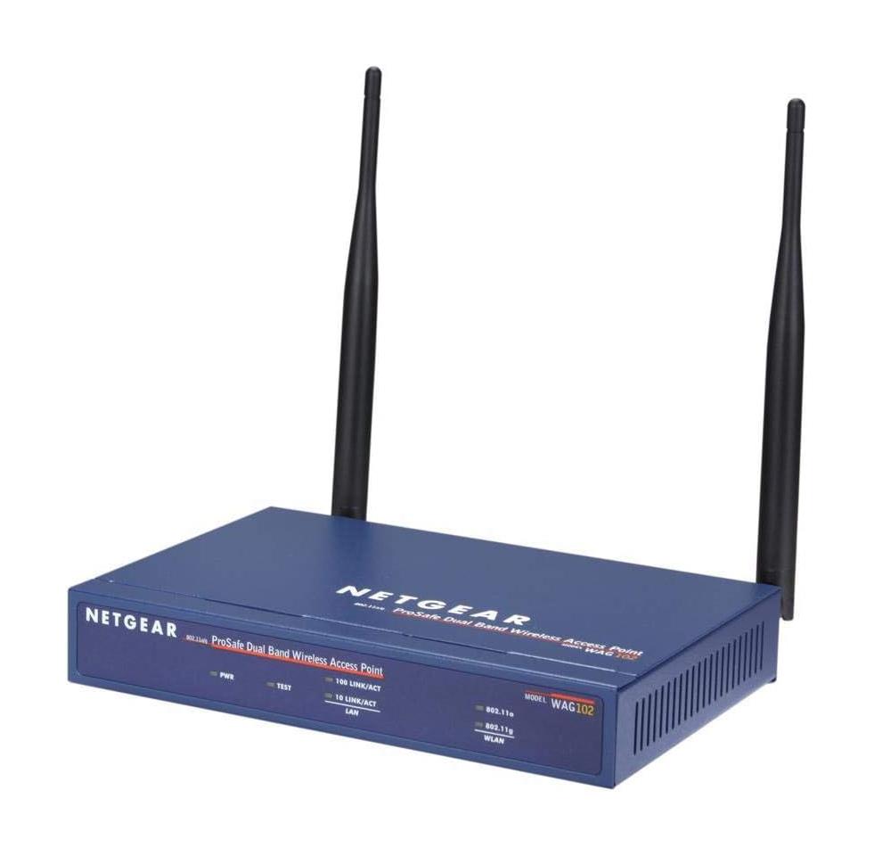 WAG102 NetGear ProSafe Dual Band 802.11a/g Wireless Access Point (Refurbished)