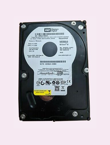 WD2000JD-00HBC0 Western Digital Caviar Blue 200GB 7200RPM SATA 1.5Gbps 8MB Cache 3.5-inch Internal Hard Drive