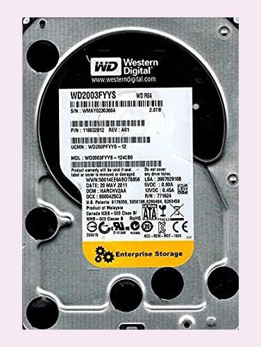 WD2003FYYS-124CB0 Western Digital RE4 2TB 7200RPM SATA 3Gbps 64MB Cache 3.5-inch Internal Hard Drive