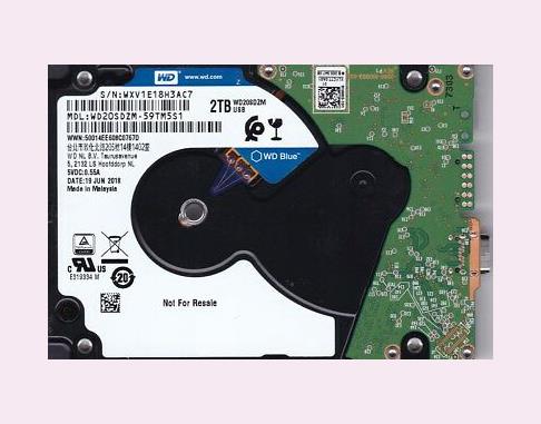 WD20SDZM-59TM5S1 Western Digital 2TB 5400RPM USB 2.5-inch Internal Hard Drive