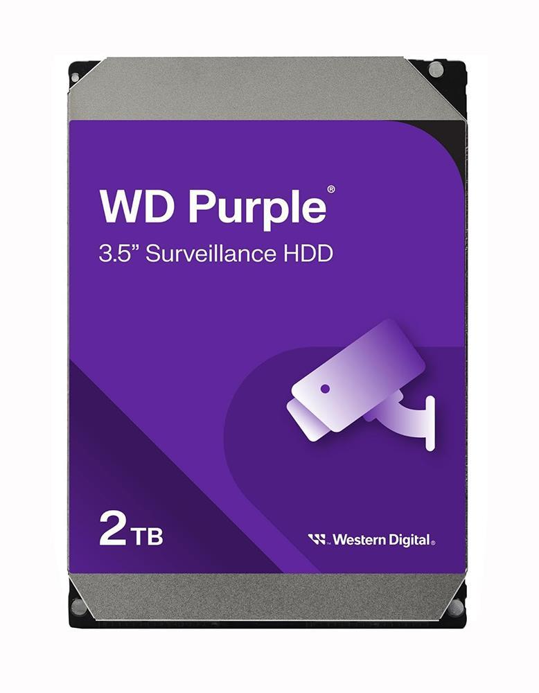 WD22PURZ-20PK Western Digital Purple 2TB 5400RPM SATA 6Gbps 256MB Cache (512e) 3.5-inch Internal Hard Drive (20-Pack)