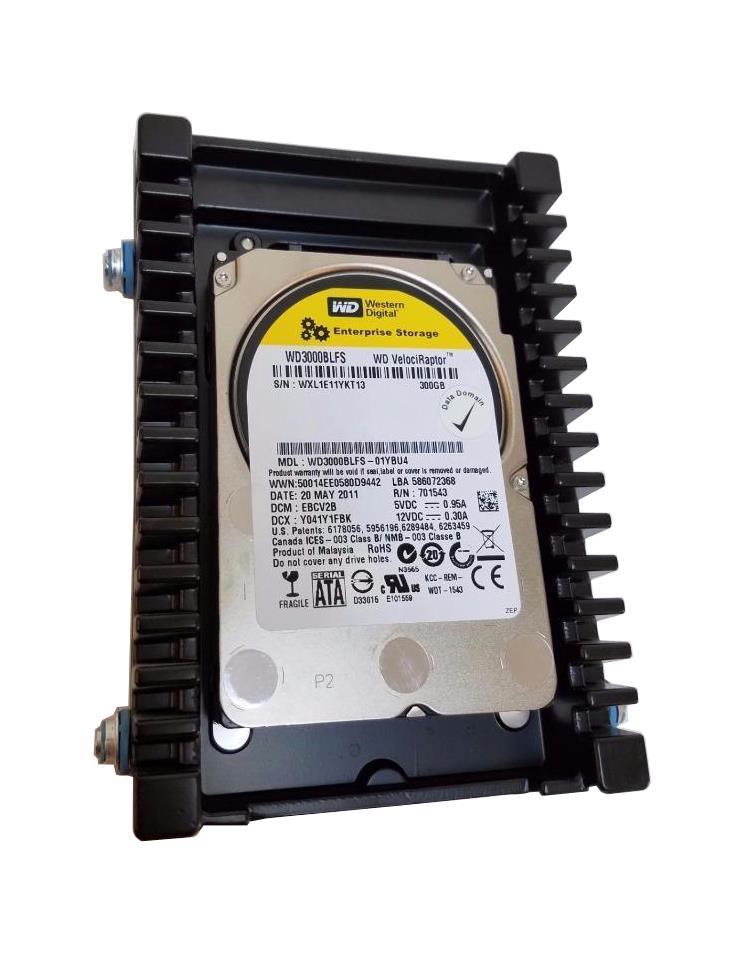 WD3000BLFS-01YBU3 Western Digital VelociRaptor 300GB 10000RPM SATA 3Gbps 16MB Cache 2.5-inch Internal Hard Drive