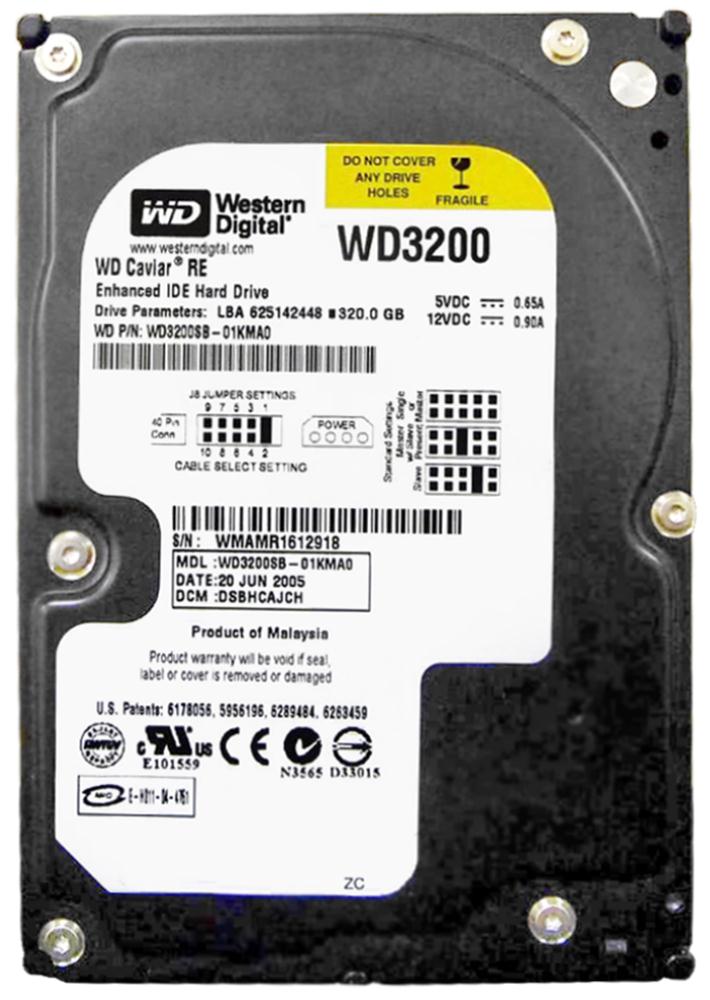 WD3200SB-01KMA0 Western Digital Caviar RAID 320GB 7200RPM ATA-100 8MB Cache 3.5-inch Internal Hard Drive