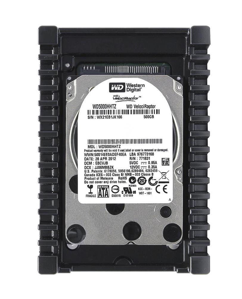 WD5000HHTZ-04N21V Western Digital VelociRaptor 500GB 10000RPM SATA 6Gbps 64MB Cache 3.5-inch Internal Hard Drive