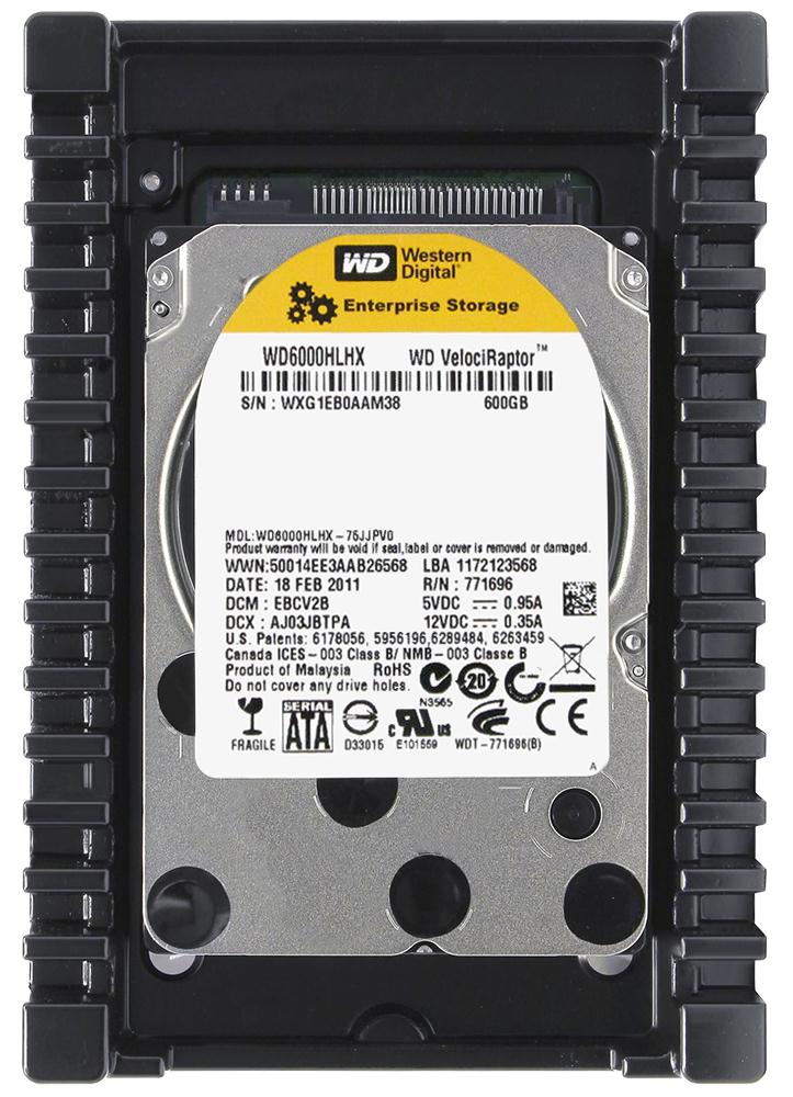 WD6000HLHX-75JJPV0 Western Digital VelociRaptor 600GB 10000RPM SATA 6Gbps 32MB Cache 3.5-inch Internal Hard Drive
