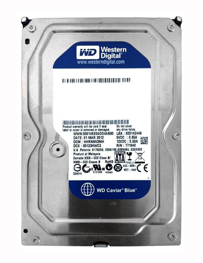 WD800AABS-08 Western Digital Caviar Blue 80GB 7200RPM SATA 3Gbps 2MB Cache 3.5-inch Internal Hard Drive