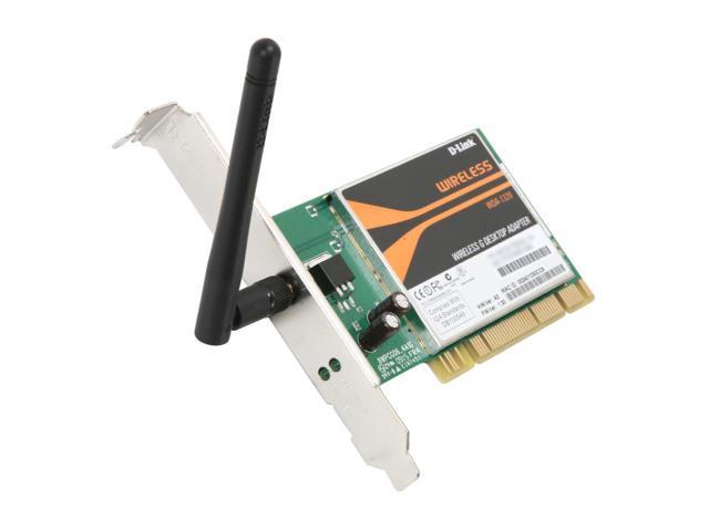 WDA-1320 D-Link Wireless G Desktop Adapter PCI 54Mbps (Refurbished)